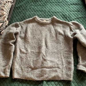 H&M Gray wool blend sweater